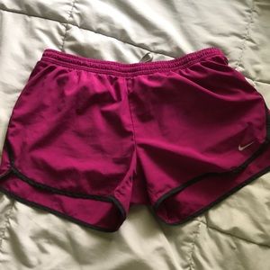 pink nike running short